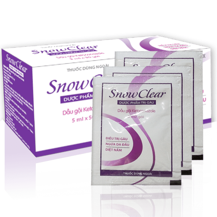 Dầu gội trị gàu SnowClear 1